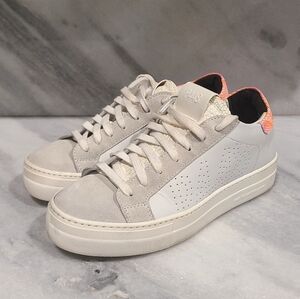 P448 Thea Shabby Platform Sneakers